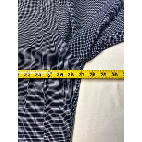 Ralph Lauren Ellington Mens XL Gingham Button Down Long Sleeve Shirt Blue - Picture 8 of 9